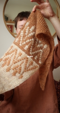 Nivalis Scarf by Teti Lutsak - Tetis Knit Garden