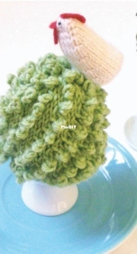Cluck, cluck egg cozy by Claire Garland - free