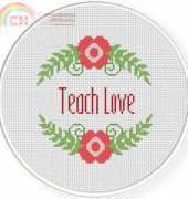 Daily Cross Stitch - Teach Love