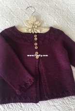 Nigella cardigan for children by Anne B Hanssen