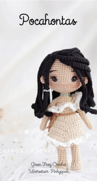 Green Frog Crochet - Thuy Anh - Đặng Thùy Anh - Pocahontas - German