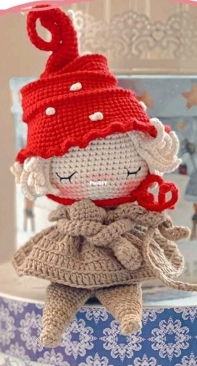 Crochet Confetti Shop - Irina Moilova - Little Mushroom