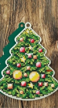 Christmas Tree Ornament by Nadezhda Chumak