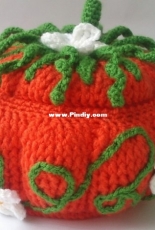 Toy Fabric - Natalia Eremenko - Pumpkin basket - Russian