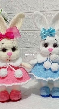 Larinatoys - Natalya Larina - Наталья Ларина - Bunny button - Зайка Пуговка - Russian