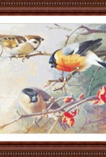 Classic Cross Stitch BI 103 - Trio of Birds