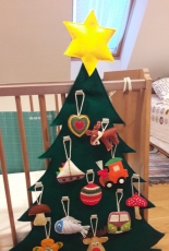 Childrens Felt Christmas Tree - My work