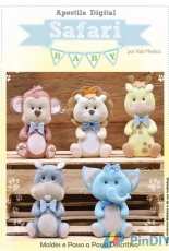 Fabi Medico - Baby Safari - Felt - Portuguese