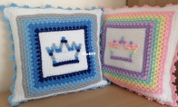Cute Crochet Makes - Lisa Hooper - Crown Cushion and Matching Blanket