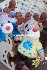 World Hmade - Jeiana Johanssen - Anna Lavrentyeva - Velor Deer Rudolf - Russian - Free