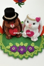 RoSe Designs - Andrea Hofmeier - Spring Decoration Bunny Wedding - German