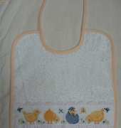 Bavoir Poussins pour Louane