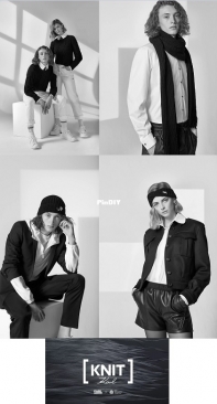 Knit Karl - Karl Lagerfeld x The Woolmark Company - The pullover,The beanie, The scarf and The headband