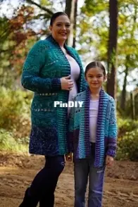 Journey Chanel Designs - Anastasia R Smith - Fairy Wing Cardigan (adult & child sizes)