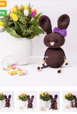 Hobbii Design - Tine Sommer Hansen - Easter bunny Flora Big - Dutch - Free