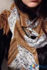 Nina Rose Knits-Divisa Scarf by Nina Rose Abbonizio-Free