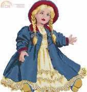 Vervaco 85.507 Blue & Red Doll PCS