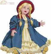 Vervaco 85.507 Blue & Red Doll PCS