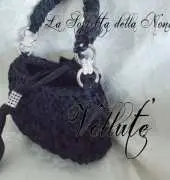 Crocheted purse