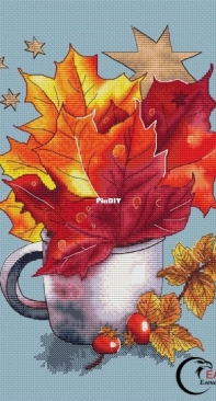 Eagle -  Autumn Bouquet by Elena Orlova