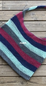 Sturla, Knitted Net Bag by Arne & Carlos