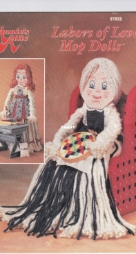 Annies Attic - Labors of Love Mop Dolls 87m26 Plastic Canvas