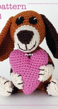 My Crochet Chums - Pia Simpson - Lockdown Ami Challenge - Number 48 - Puppy Love - Free