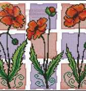 Shiny Room - Poppy Triptych