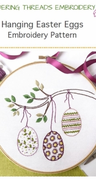 Wandering Threads - Hanging Easter Eggs