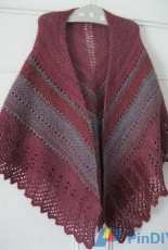 Lykkefanten-Transition Stash-buster Shawl by Karen S. Lauger-Free