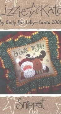Lizzie Kate Snippet S21 - By Golly Be Jolly Santa 2000 XSD + PCS
