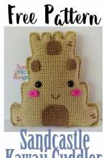 3am Grace Designs - Donna Vasquez Beavers and Michaelene Nelson - Sandcastle Kawaii Cuddler - Free