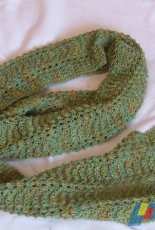 Ridged Feather Scarf by Samantha Paya - Free