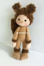 Nathalie Sweet Stitches - Squirrel Munchkin