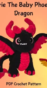 Snuggle beans crochet - Shannon Munro - Pyrie The Baby Dragon Pattern