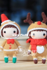 Cha Xiao Shuang - Christmas Reindeer and Gingerbread - Chinese
