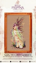 Bella Filipina Cross Stitch Designs - Gaia, The Earth Goddess