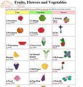 Origami  Club - fruit flowers and veg