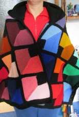 Patchwork Stola/Cape by Michaele Wahlmann-German-Free