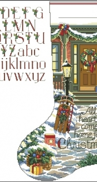 Dimensions - The Gold Collection 8739 All Hearts Come Home Stocking XSD
