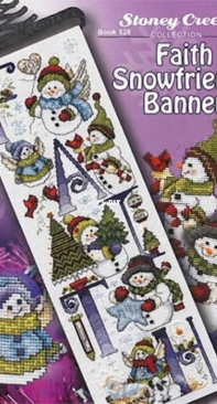 Stoney Creek Collection - Book 528 Faith Snowfriends Banner XSD