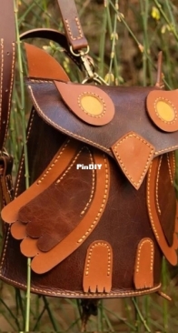Owl Backpack Leather - Vasile And Pavel