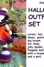 Crochet Bunny Art - Irina Tarasova - Halloween Outfit