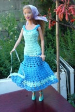 Maguinda Bolsón - Rosario dress and bag set for dolls