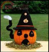 Crafts for Angels Designs - Barbara Maroney - Halloween Pumpkin House