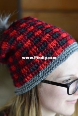 Whistle and Ivy - Bethany Dearden - Top-Down Plaid Hat