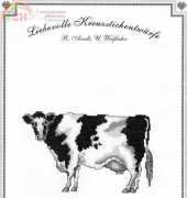 Liebevolle Kreuzstichentwürfe LKE B-63-03 - Kuh Berta