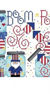 San-Man Originals - 4th of July Jars by Sandra Dering 2007