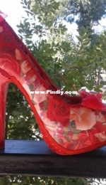 Shoe decoupage