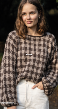 Gingham Sweater by Maria Moller - Mayflower - Danish